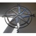 Nautical COMPASS ROSE  WALL ART DECOR 48"  Silver Version   152645176274